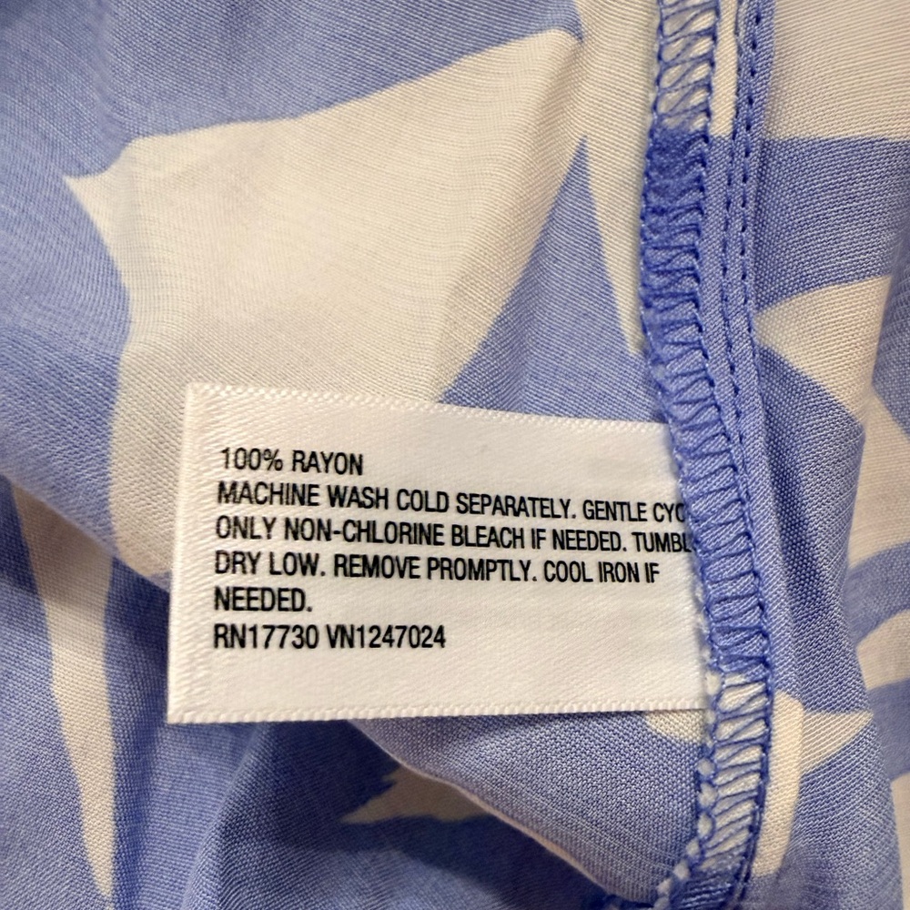 NWT A New Day Lavender and White Wrap Dress Pockets Size Medium - Picture 13 of 13